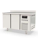 Vaiotec Topline Gastro-Tiefkühltisch, 2-fach GN 1/1 mit 2 Türen & Aufkantung, 1345 × 700 mm