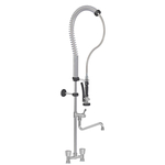 Vaiotec Topline Geschirrwaschbrause mit Schwenkauslauf & 2 Mischventilen – Zweiloch, 160 × 350 mm
