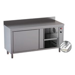 Vaiotec Topline Gastro-Wärmeschrank, 2 Schiebetüren & Aufkantung, 1800 × 700 mm