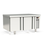 Vaiotec Topline Gastro-Unterbaukühltisch (Slim), 2-fach GN 1/1 mit 2 Türen, 1200 × 700 mm