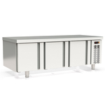 Vaiotec Topline Gastro-Unterbaukühltisch (Slim), 3-fach GN 1/1 mit 3 Türen, 1600 × 700 mm