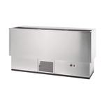 Vaiotec Topline Gastro-Getränkekühltruhe Edelstahl mit Edelstahlschiebedeckel, 290 Liter, 1510 × 545 mm