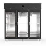 Vaiotec Topline Gastro-Reifeschrank Dry-Aging Schwarz, 2197 Liter, 450 kg Fleisch, 2055 × 850 mm