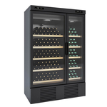 Vaiotec Topline Weinkühlschrank Schwarz, 2 Zonen asymmetrisch, 1000 Liter, 1250 × 770 mm