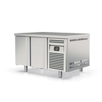 Vaiotec Topline Bäckerei Gastro-Tiefkühltisch, 2-fach EN 60x40 mit 2 Türen, 1495 × 800 mm