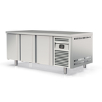 Vaiotec Topline Bäckerei Gastro-Tiefkühltisch, 3-fach EN 60x40 mit 3 Türen, 2020 × 800 mm