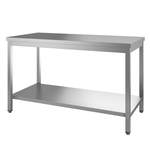 Vaiotec Topline Gastro-Arbeitstisch, Grundboden, 1100 × 700 mm