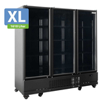 Vaiotec Topline Gastro-Getränkekühlschrank 3 Türen, 1610 Liter XL,schwarz, 1919 × 742 mm