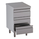 Vaiotec Topline Gastro-Schubladenschrank, 3 Schubladen, 400 × 600 mm