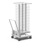 UNOX QUICK.Plate XEVTL-102P QUICK.Load Trolley Chloridbeständiger Edelstahl AISI 316L