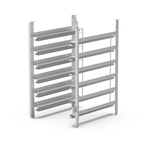 UNOX Einhängegestelle GN1/1 + 600x400 für Öfen XUC054 Seitliche Stützen für Öfen und Gärschränke