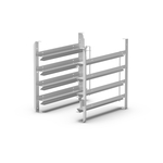 UNOX Einhängegestelle GN1/1 + 600x400 für Öfen XUC055 Seitliche Stützen für Öfen und Gärschränke