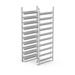 UNOX Einhängegestelle GN1/1 + 600x400 für Öfen XUC057 Seitliche Stützen für Öfen und Gärschränke