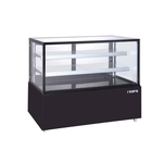 SARO Kuchenvitrine 410 L - schwarz Modell MARION AV
