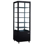 SARO Kühlvitrine, schwarz Modell LENN