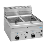 SARO Gas-Fritteuse 8+8 L Tischmodell GF66