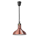 Hendi Höhenverstellbare Wärmelampe, glockenförmig, Kupfer, 230V/250W, ⌀295x(H)207mm