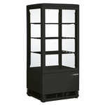 SARO Kühlvitrine SC 80 schwarz, Farbe: Schwarz, Inhalt: 80 Liter