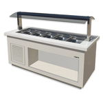 SARO Salatbar Premium Line SB-K170 weiss, für 4x 1/1 GN