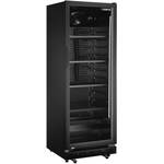 SARO Getränkekühlschrank mit Glastür - schwarz GTK 360