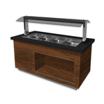 SARO Heißes Buffet Modell PREMIUM LINE SB-H170 Walnuss
