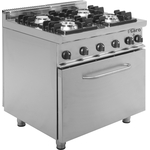 SARO Gasherd mit Elektrobackofen E7/KUPG4LE