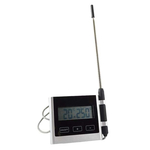 SARO Digitales Thermometer für Ofen mit Alarm 4717