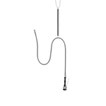 SARO Hängende Brause mit Deckenbefestigung ROSA (2M)