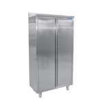 SARO Edelstahlhochschrank 2 Flügeltüren 1000mm