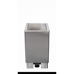 SARO Edelstahlmülleimer 90 Liter, Modell Jupiter