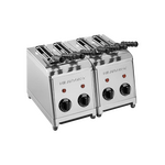 Milantoast Sandwich Toaster Edelstahl 4 Scheiben, Farbe: Edelstahl, Ausführung: 4 Scheiben