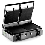 Fama Industrie Kontaktgrill PDR3000S - Grillfläche gerillt, Ausführung: Doppel