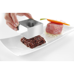 Hendi Speiseringe und Stampfer, quadratisch 80x80x(H)45 mm, Größe: 80x80x(H)45 mm