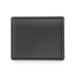 Hendi Schneidbrett HACCP Gastronorm 1/2 Schwarz, Farbe: Schwarz