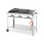 Hendi Grillsystem Green Fire 3 Brenner 1078x612x(H)825 mm