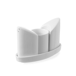 Hendi Menage Set, Pfeffer, Salz & Zahnstocher 125x54x(H)90 mm