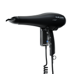 Aliseo Hotel Haartrockner Black Mambo 1875 mit Gabel-Wandhalterung, Ausführung: mit EU-Stecker, Wandhalterung: Mit Gabel-Wandhalterung