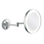 Aliseo LED City Light Kosmetikspiegel mit Doppel-Schwenkarm, Farbe: Chrom, Variante: Doppel-Schwenkarm