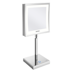 Aliseo LED Cubik T3 Kosmetikspiegel Standmodell mit Schweizer Stecker, Ausführung: mit Schweizer Stecker, Variante: Standmodell