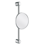 Aliseo Concierge Collection Kosmetikspiegel an Wandstange - ø220 mm, Farbe: Chrom, Variante: Wandstange, Durchmesser: ø220 mm
