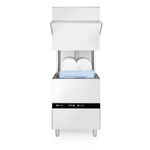 Hendi Haubenspülmaschine mit Klarspülerdosierung und Spülmittel- & Ablaufpumpe