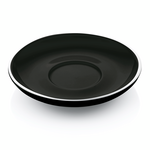 Was Germany Cappuccinountertasse Set ITALIA BLACK, für 4998 020, Set á 6 Stück, Porzellan