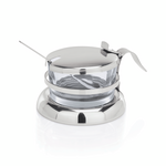 Was Germany Parmesan/Marmeladen Menage, Ø 9 cm, Edelstahl, Glas