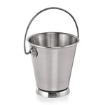 WAS Germany Mini-Serviereimer Chromnickelstahl 