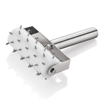 Was Germany Stipproller, mit 0,5 cm langen Stippen, 20,5 x 14 cm, Chromnickelstahl, Kunststoff