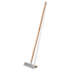 Was Germany Reinigungsbürste mit Schaber, 156 cm, mit Stahlborsten 4 cm, Holz, Stahl