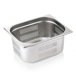 Was Germany GN Behälter GN CORE 1/2-150 mm, Seiten- & Bodenlochung, Chromnickelstahl