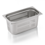 Was Germany GN Behälter GN CORE 1/3-150 mm, Seiten- & Bodenlochung, Chromnickelstahl