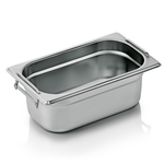 Was Germany GN Behälter GN CORE 1/4-100 mm, mit Fallgriffen, Chromnickelstahl