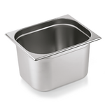 Essentials GN Behälter Set GN 1/2-200 mm, Set á 6 Stück, Chromnickelstahl
